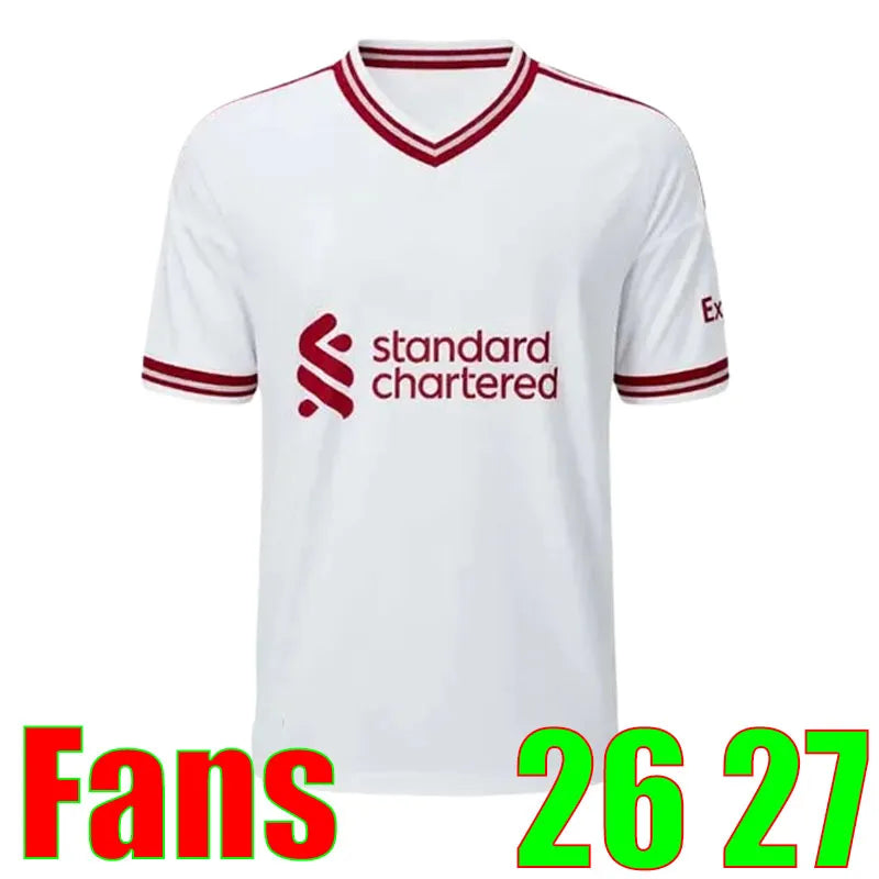 Liveropool Jersey 26 27 SZOBOSZLAI LFC ISAK WIRTZ EKITIKE M.SALAH VIRGIL soccer  - SitterJersey.com