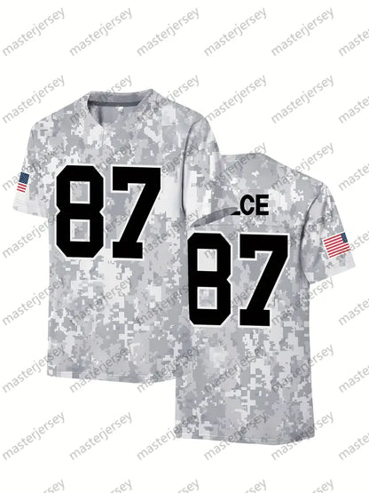 2024 Camo Salute To Service Pullover Football Jersey individuation Custom Any Na - SitterJersey.com