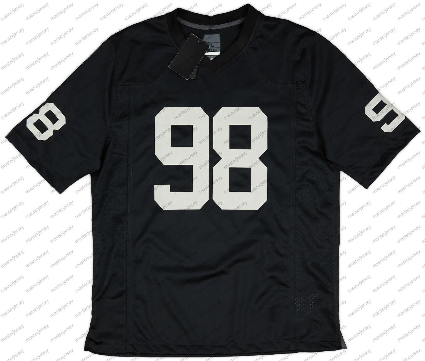 98 Crosby Custom Football Jersey O'Connell Bowers Ridder Abdullah Laube Jerseys  - SitterJersey.com