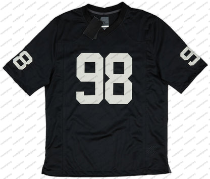 98 Crosby Custom Football Jersey O'Connell Bowers Ridder Abdullah Laube Jerseys  - SitterJersey.com