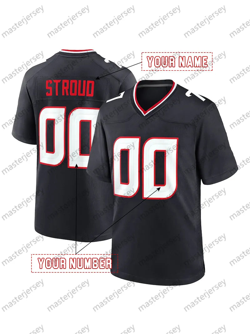 Custom Football Jersey Stroud Collins Anderson Jr. Dell Jerseys Any Name Number  - SitterJersey.com