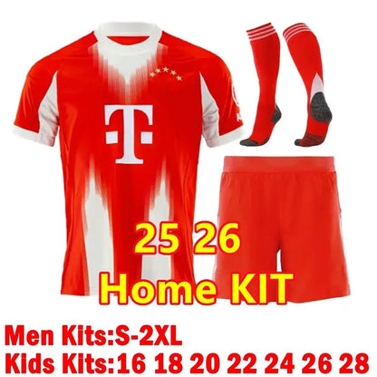 26 27 BayernS KANE MUSIALA OLISE soccer jerseys PAULOUIC LUIS DIAZ DAVIES MULLER - SitterJersey.com