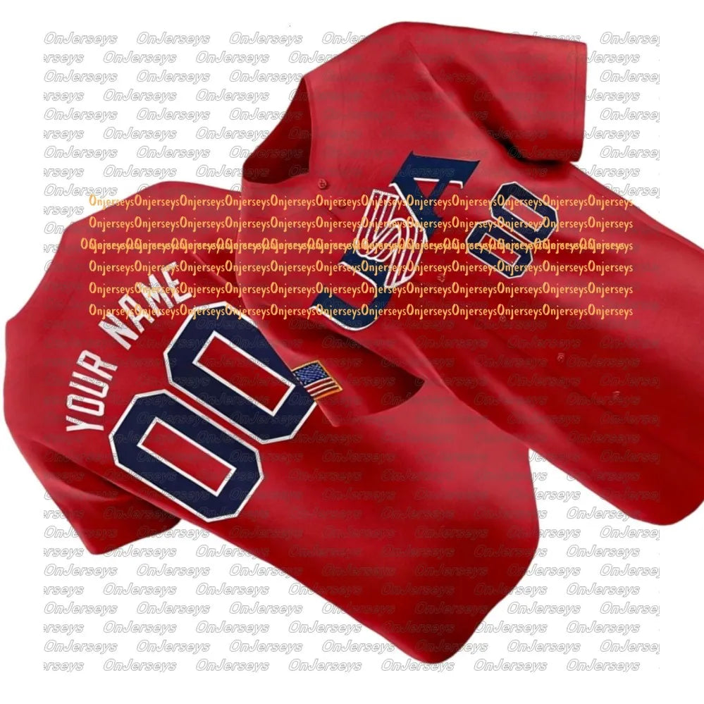 2025 2026 WBC USA Team Baseball Jersey Aaron Judge Bryce Harper Mookie Betts Bob - SitterJersey.com