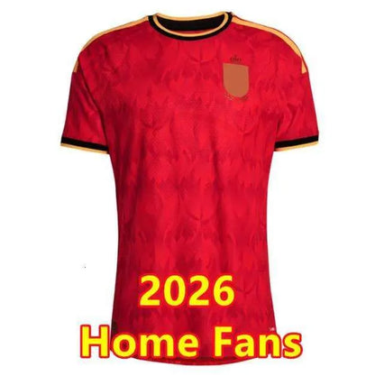 Belgium Jersey 2026 World Cup Soccer Jerseys DE BRUYNE R. LUKAKU E. HAZARD MERTE - SitterJersey.com