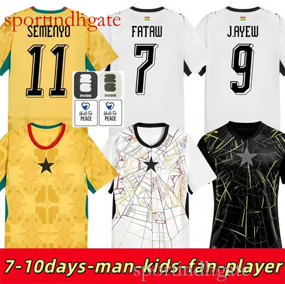 2026 2027 Ghana national football team Soccer Jerseys 25 26 27 J.AYEW A.FATAWU E - SitterJersey.com