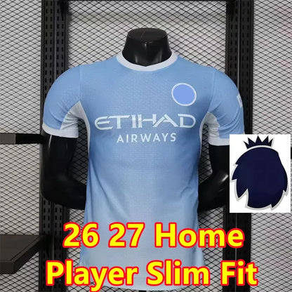 26 27 ManchesterS City Soccer Jerseys 2026 2027 Man City Fans Player Men Kids Ki - SitterJersey.com