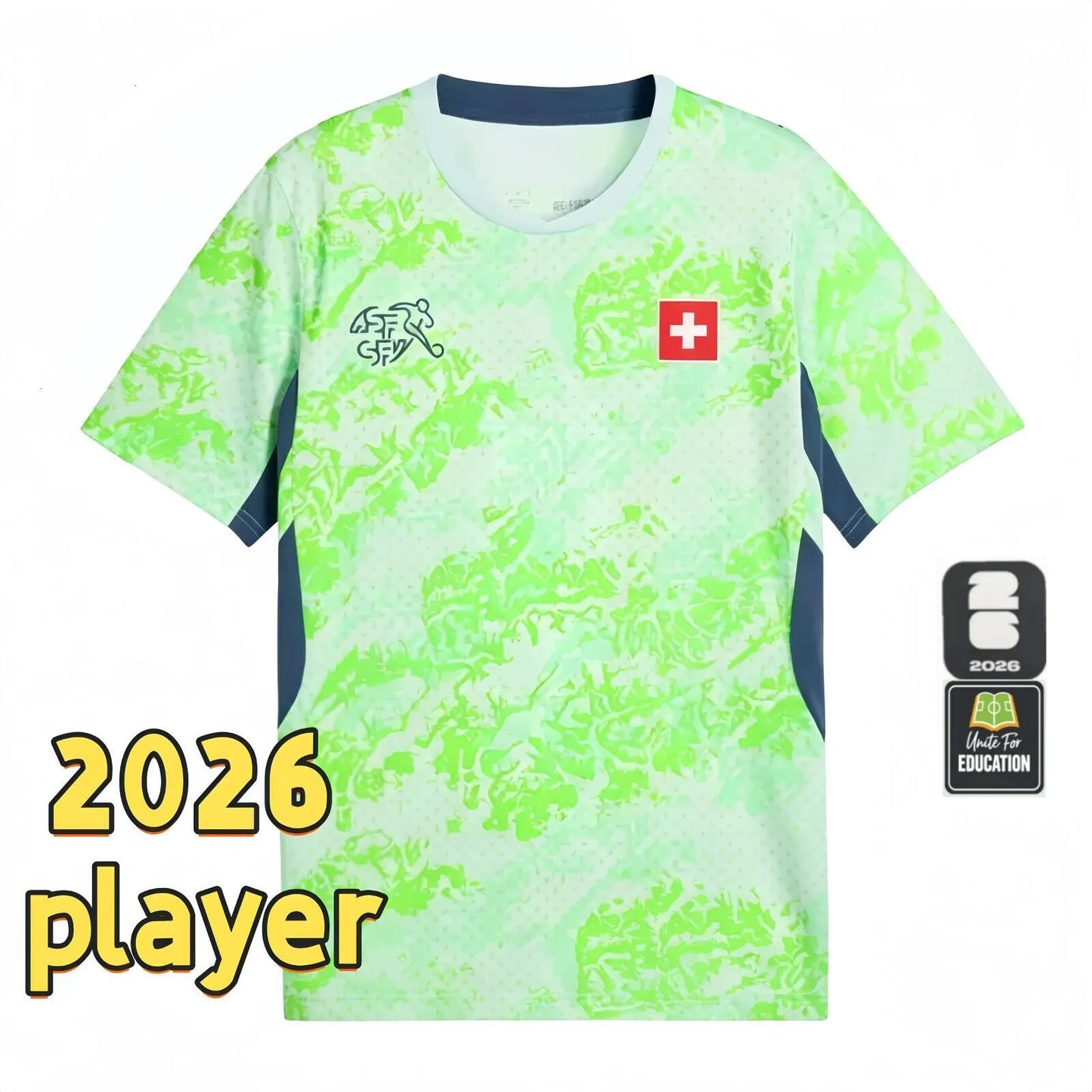 Switzerland National Team World Cup Soccer Jerseys ELVEDI AKANJI ZAKARIA SOW RIE - SitterJersey.com