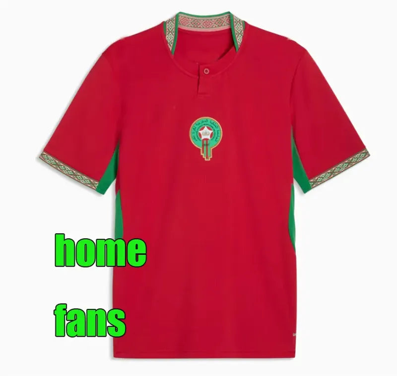 2026 Morocco soccer jerseys 26/27 home Maillot foot ZIYECH BELHANDA Camiseta de  - SitterJersey.com