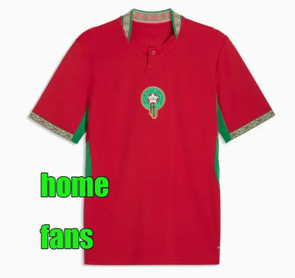 2026 Morocco soccer jerseys 26/27 home Maillot foot ZIYECH BELHANDA Camiseta de  - SitterJersey.com