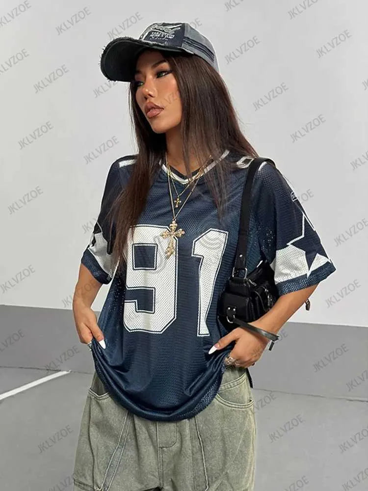 #7 MORAN Comfy V-Neck Football Jerseys Men Mesh Embroidery for Training and Comp - SitterJersey.com
