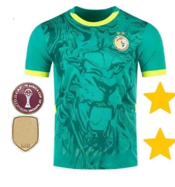 2 Star Senegal Soccer Jerseys 2025 2026 National Team SARR P.M.SARR N.JACKSON DI - SitterJersey.com