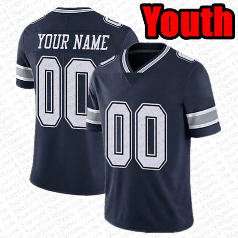 CeeDee Lamb George Pickens Dak Prescott Football Jersey Brandon AubreyEmmitt Smi - SitterJersey.com