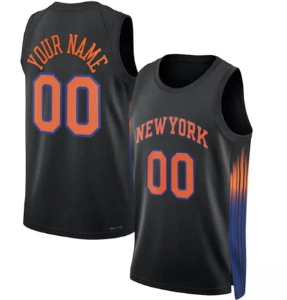 Custom Jalen Brunson Karl Anthony Towns Basketball Jerseys Josh Hart Mikal Bridg - SitterJersey.com