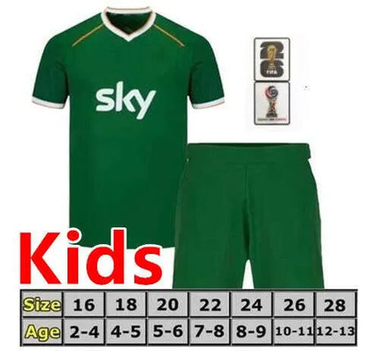 Ireland Soccer Jerseys Kit DOHERTY DUFFY St.Patrick's Day 2025 2026 Home Green W - SitterJersey.com