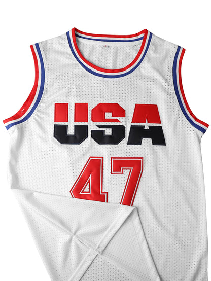 45 47 Movie Basketball Jerseys Stitched S-3XL You Missed Twice Make strong again - SitterJersey.com