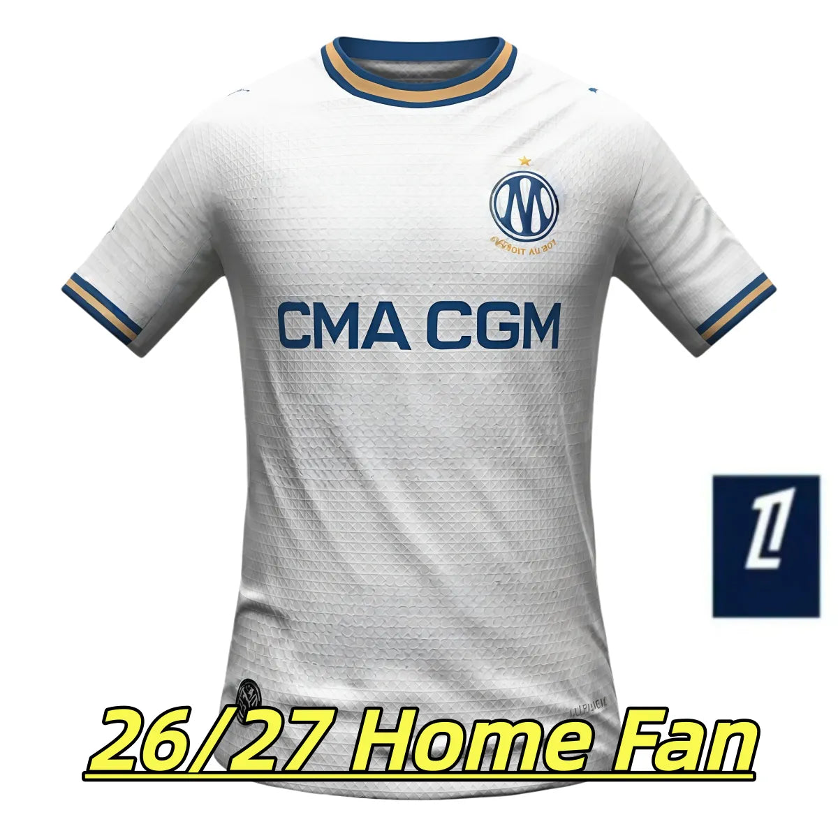 26 27 Maillot Marseille 2027 OM Monumentale Soccer Jerseys GREENWOOD RULLI BALER - SitterJersey.com
