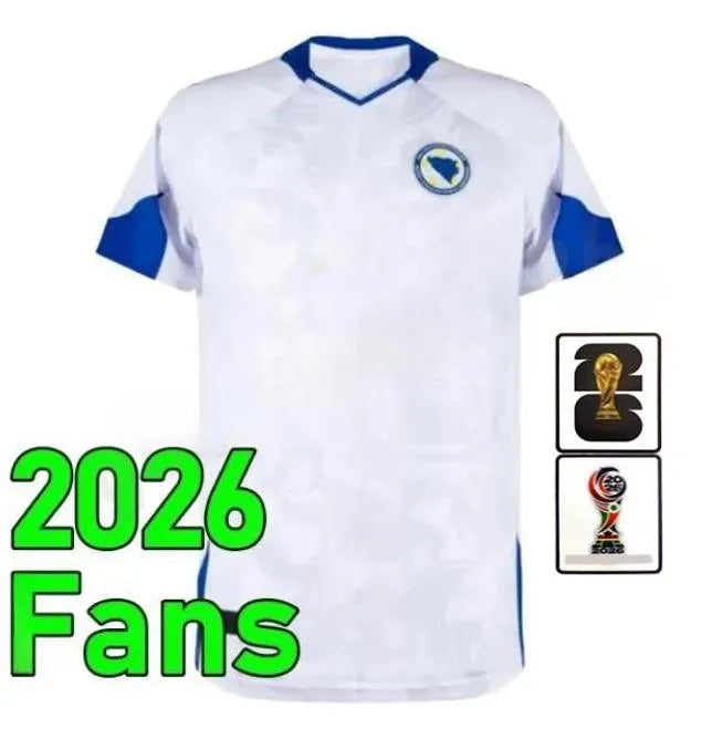 2026 Bosnia-Herzegovina World Cup Jerseys Bosnia and Herzegovina Dzeko Soccer Je - SitterJersey.com