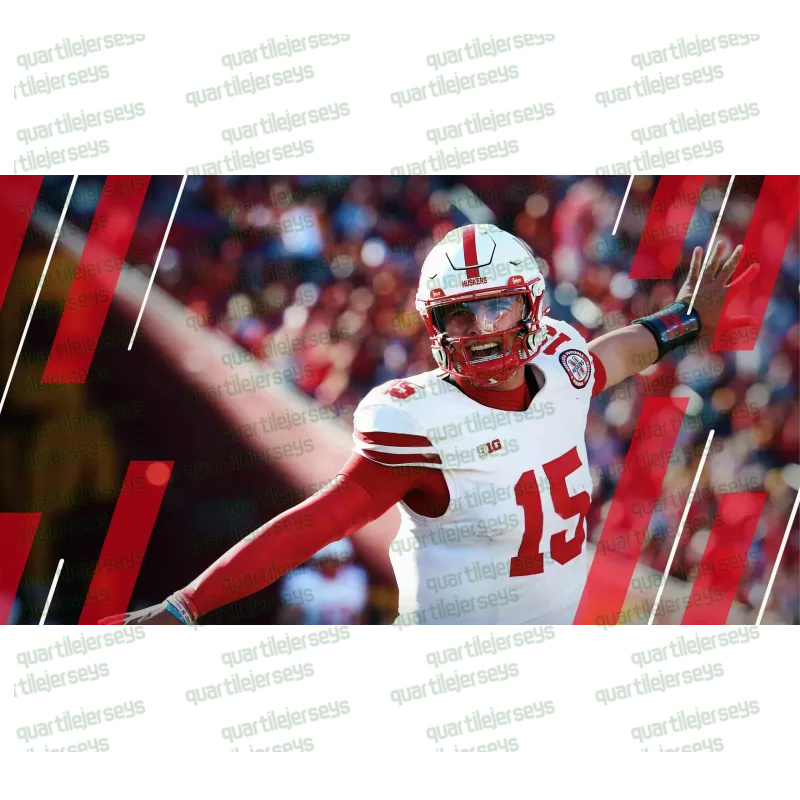 2026-27 Nebraska Cornhuskers Football Jersey Men women Daniel Kaelin Mekhi Nelso - SitterJersey.com