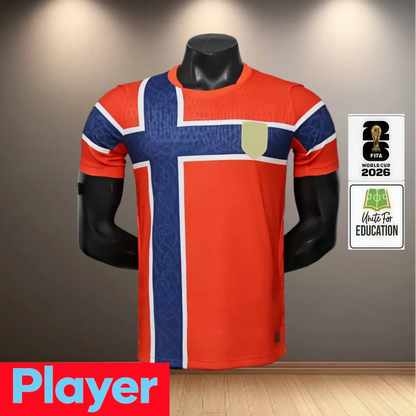 HAALAND Norway Jersey 2026 World Cup ODEGAARD SORLOTH Nation Team Jerseys BOBB N - SitterJersey.com