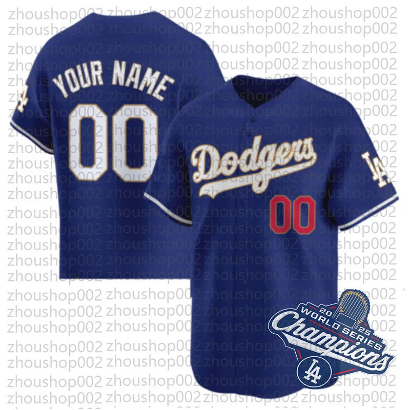 2025 Custom Dodgers Jersey Shohei 17 Ohtani Mookie 50 Betts 18 Yamamoto Freddie  - SitterJersey.com
