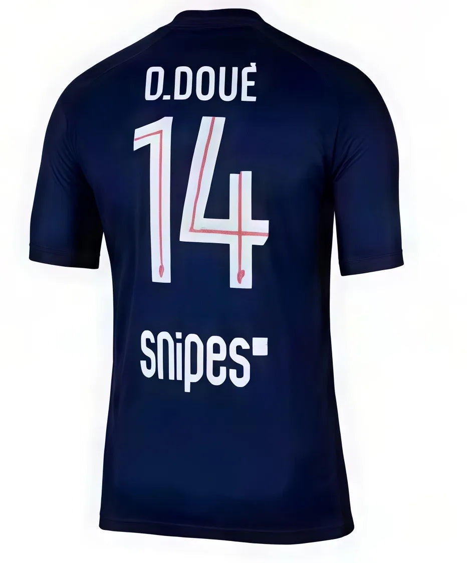 Psges jersey 26 27 maillot psges O.DEMBELE KVARATSKHELIA EMERY RAMOS HAKIMI N.ME - SitterJersey.com