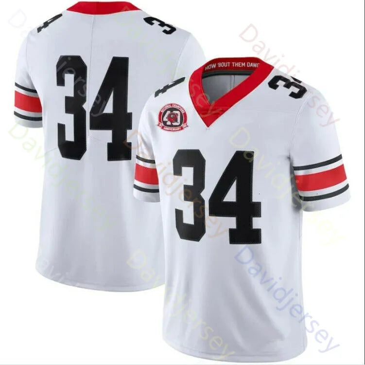 Georgia Bulldog Football Jersey College Gunner Stockton Zachariah Branch Kaiden  - SitterJersey.com