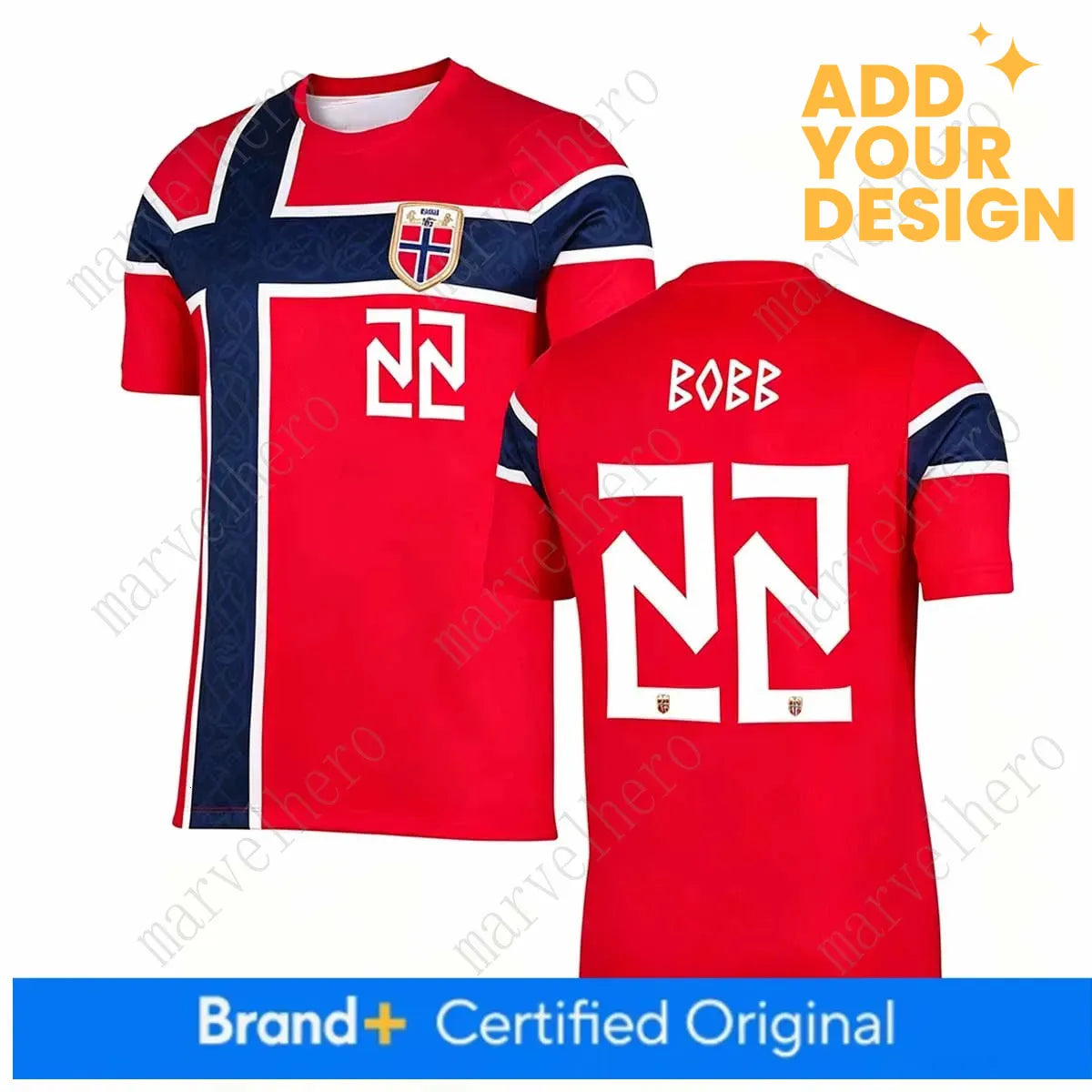 Norways HAALAND 2026 World Cup soccer jerseys SORLOTH NUSA AASGAARD HORN MYHRE D - SitterJersey.com