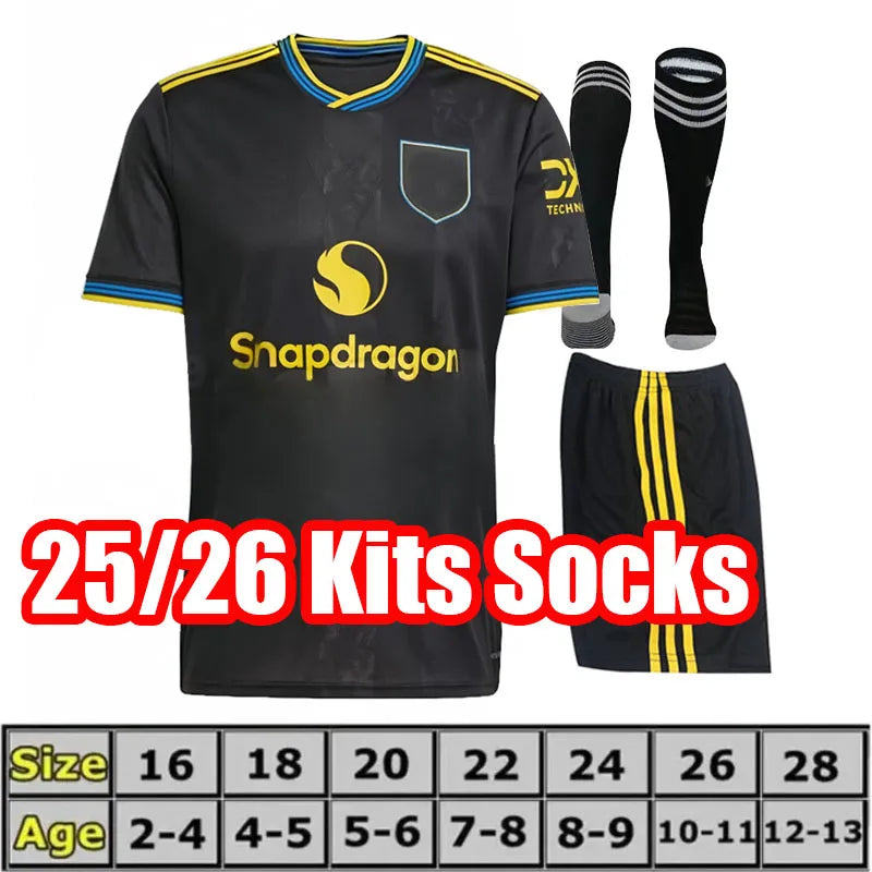 ManUnited SESKO MBEUMO CUNHA 25 26 27 Soccer Jerseys football shirts B. FERNANES - SitterJersey.com