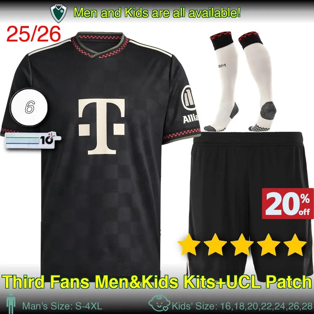 26 27 MUSIALA OLISE KANE LUIS DIAZ soccer jerseys PAVLOVIC SANE football shirt G - SitterJersey.com