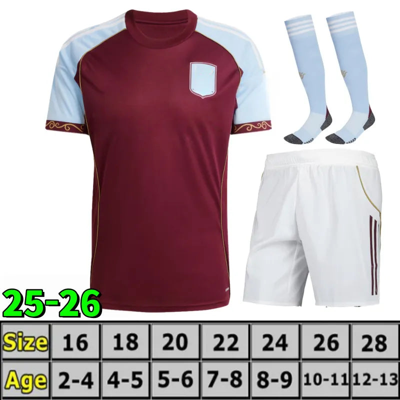 aston villashirt 26 27 final soccer jersey BAILEY MALEN Finalists home away thir - SitterJersey.com