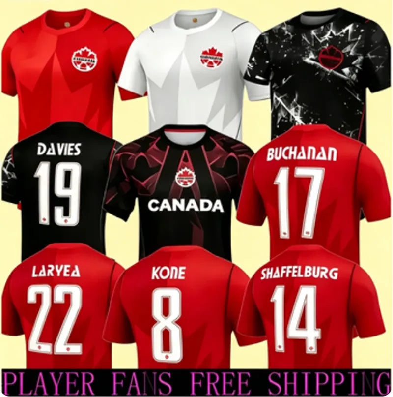 S-4XL Canada 2026 World Cup Away Third Kits DAVIES Soccer Jersey DAVID EUSTAQUIO - SitterJersey.com