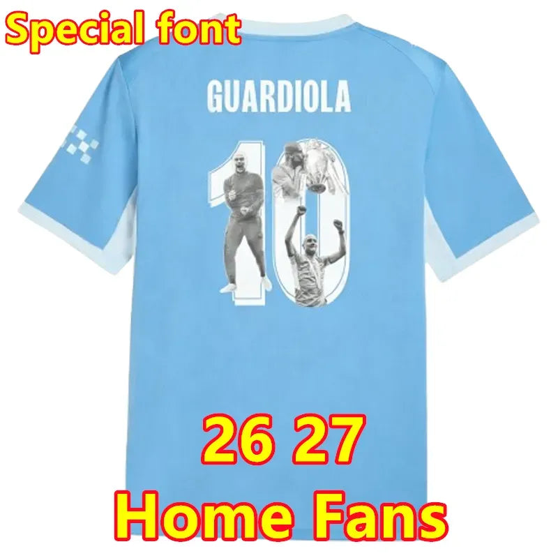 26 27 ManchesterS City Soccer Jerseys 2026 2027 Man City Fans Player Men Kids Ki - SitterJersey.com