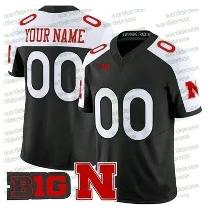 2026-27 Nebraska Cornhuskers Football Jersey Men women Daniel Kaelin Mekhi Nelso - SitterJersey.com