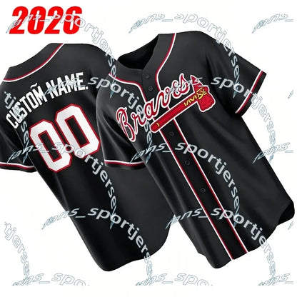 AtlantaBraves USA 250 Fourth of July Stadium Jersey Ronald Acuna Jr. Austin Rile - SitterJersey.com