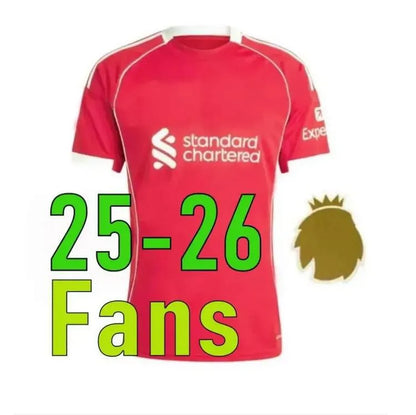 LFC 25 26 27 Liveropool Jersey ISAK WIRTZ EKITIKE M.SALAH VIRGIL Liveropool socc - SitterJersey.com