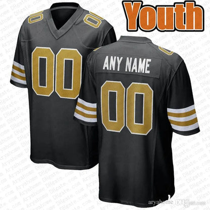 Alvin Kamara Chris Olave Tyler Shough Football Jersey Rashid Shaheed Spencer Rat - SitterJersey.com
