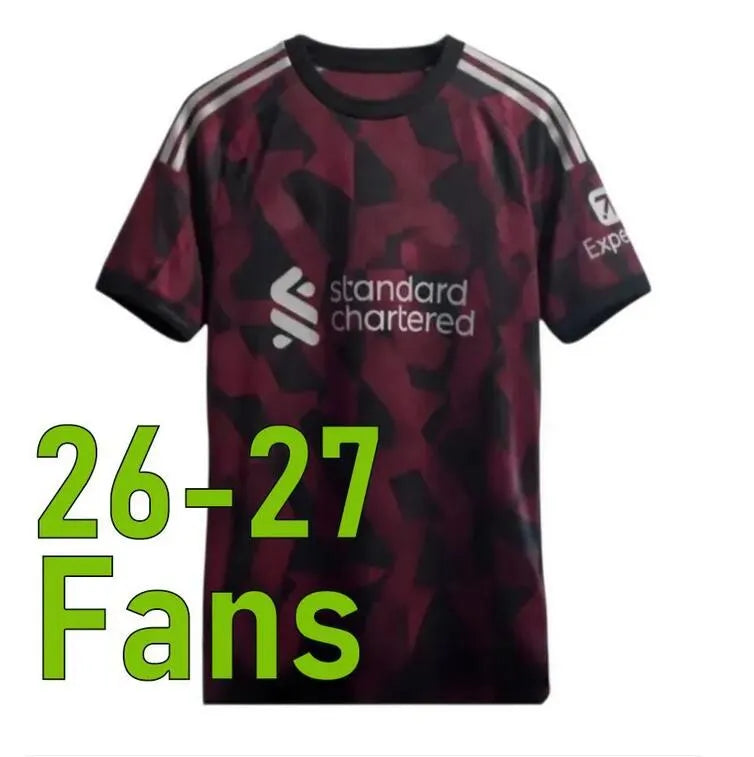 LFC 25 26 27 Liveropool Jersey ISAK WIRTZ EKITIKE M.SALAH VIRGIL Liveropool socc - SitterJersey.com