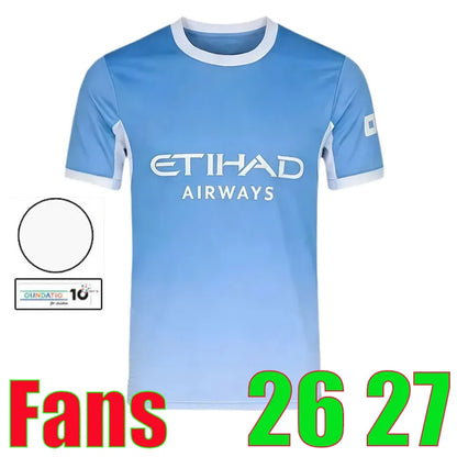 Soccer Jersey Man City 25 26 27 Man Citys HAALAND FODEN Soccer Jersey DONNARUMMA DOKU MARMOUSH GVARDIOL DE BRUYNE NICORetro ManchesterS City26 27 Football Shirt Man Kids Retro - SitterJersey.com