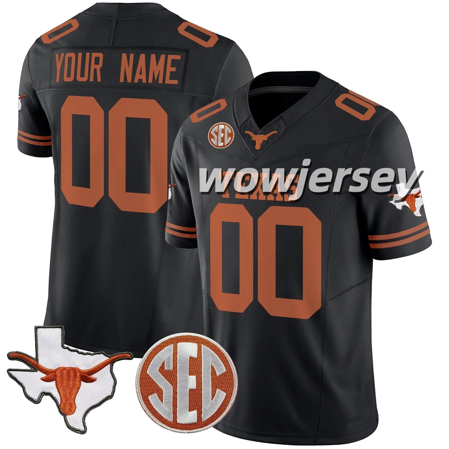 2026 Texas Longhorns Arch Manning Football Jersey Derrek Cooper Ryan Wingo Trevo - SitterJersey.com