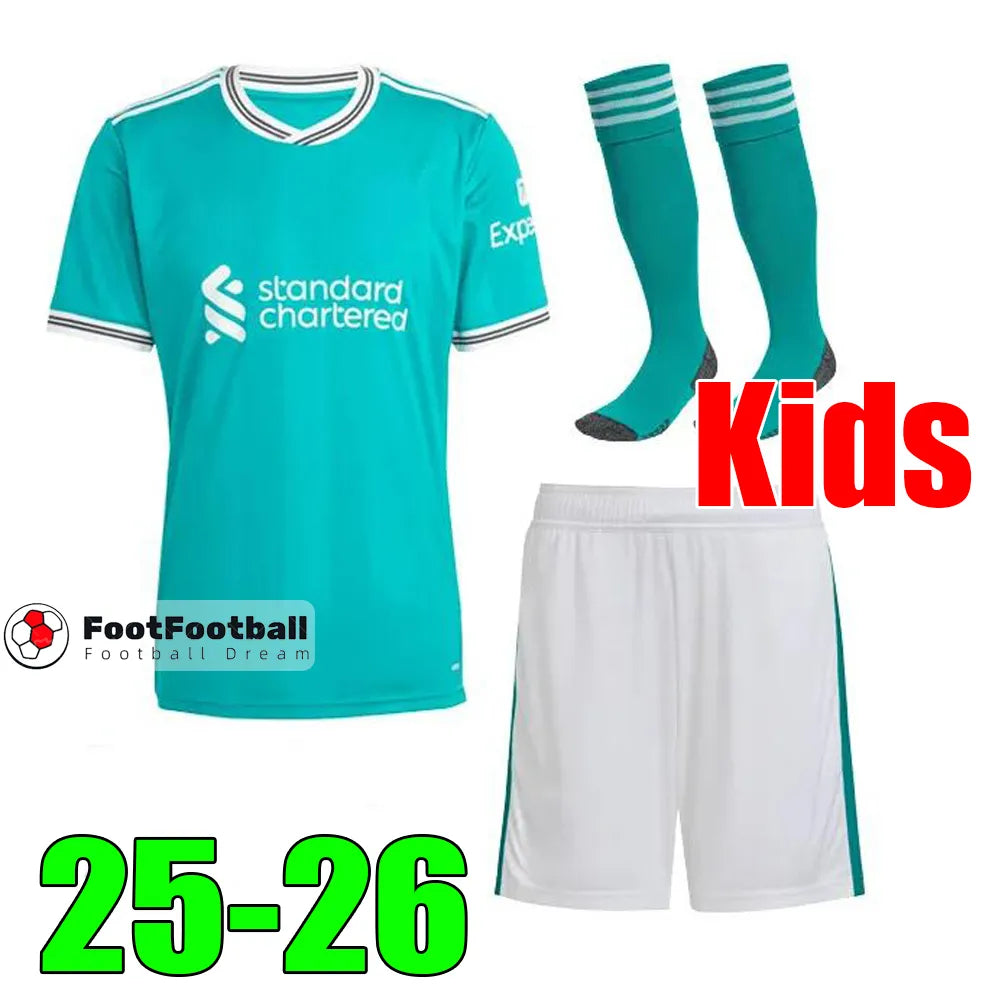 2026 ISAK EKITIKE WIRTZ DIOGO J. KERKEZ FRIMPONG M.SALAH liverpool 26 27 FC Foot - SitterJersey.com