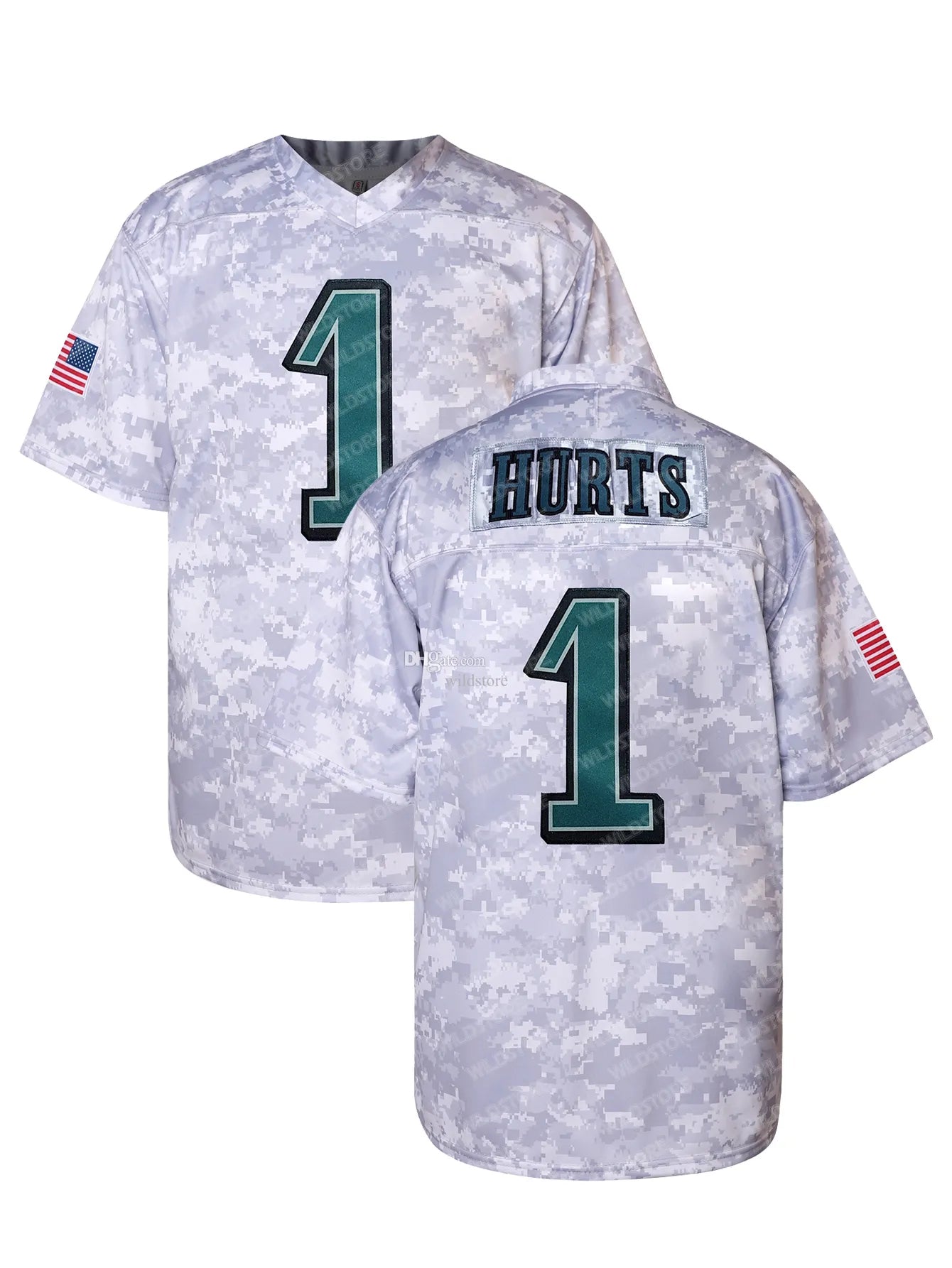 2024 Camo Salute To Service Pullover Football Jersey individuation Custom Any Na - SitterJersey.com