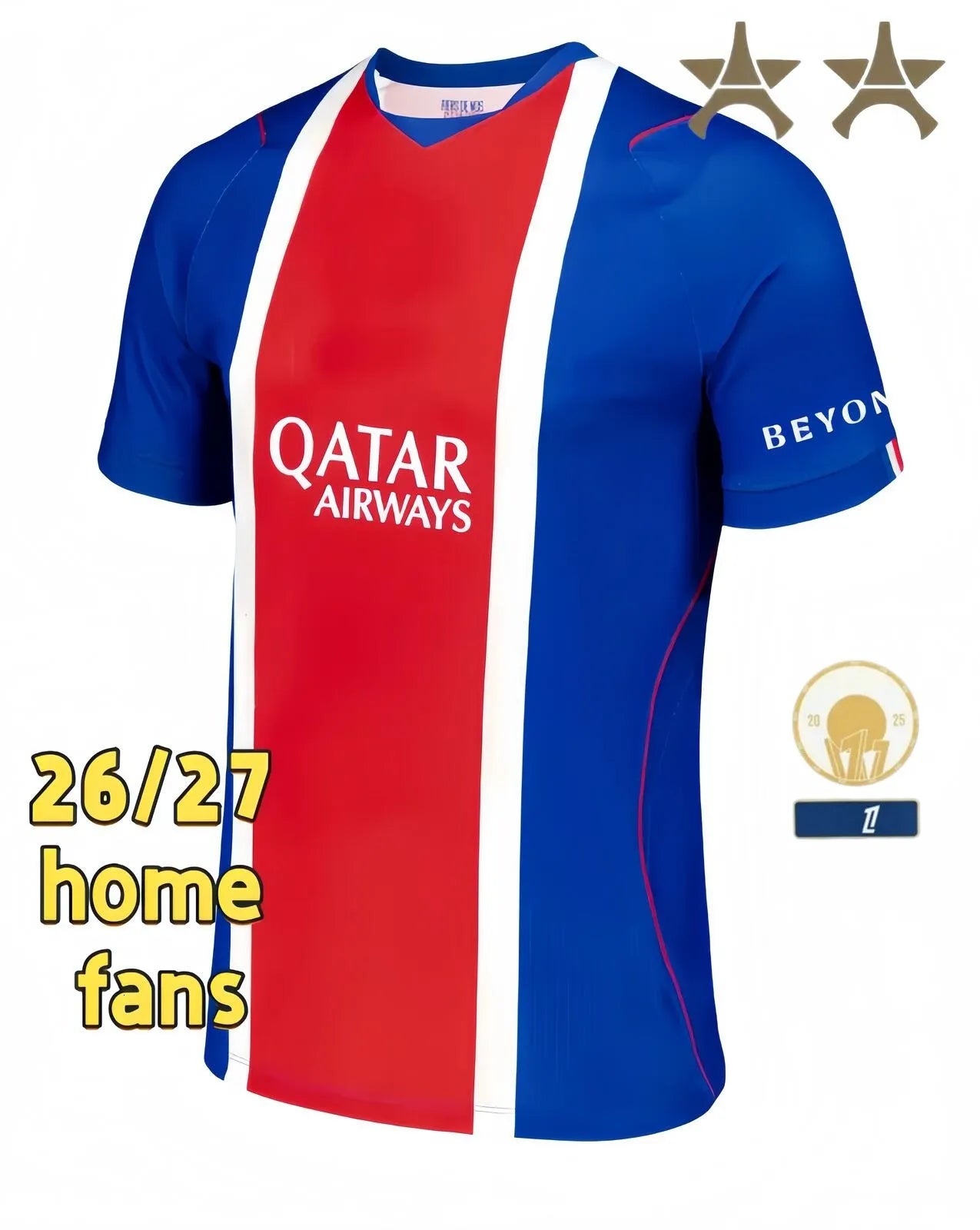 Psge jersey 26 27 DEMBELE HAKIMI BARCOLA NEVES ZAIRE EMERY DONNARUMMA MARQUINHOS - SitterJersey.com