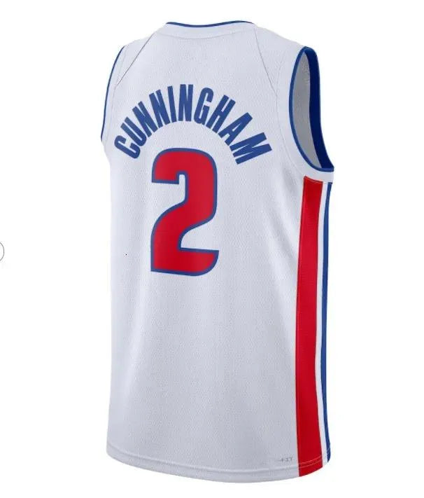 Cade Cunningham Basketball Jerseys Piston Jaden Ivey Jalen Duren Ausar Thompson  - SitterJersey.com