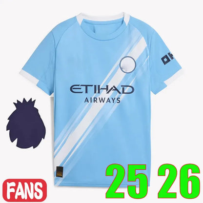 Soccer Jersey Man City 25 26 27 Man Citys HAALAND FODEN Soccer Jersey DONNARUMMA DOKU MARMOUSH GVARDIOL DE BRUYNE NICORetro ManchesterS City26 27 Football Shirt Man Kids Retro - SitterJersey.com
