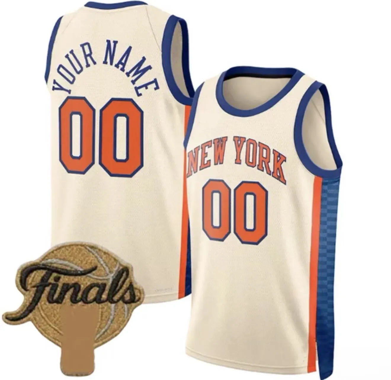 Custom Jalen Brunson Karl Anthony Towns Basketball Jerseys Josh Hart Mikal Bridg - SitterJersey.com
