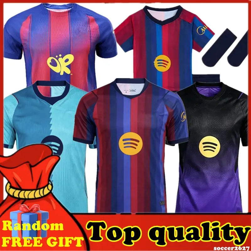 25 26 27 LAMINE YAMAL Lewandowski Soccer Jerseys Raphinha FERRAN 2025 2026 2027  - SitterJersey.com