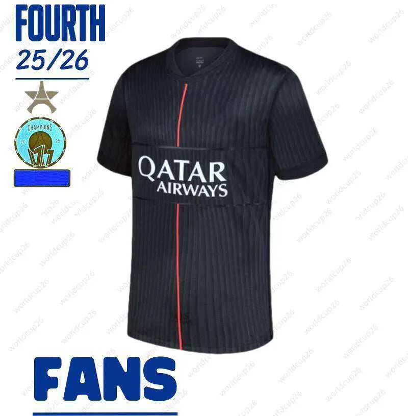 25/26 Season 1:1 Soccer Football Jersey Outdoor Sports Shirt Dembele Doue Kvarat - SitterJersey.com