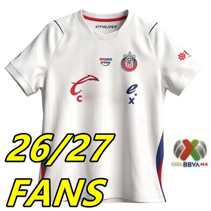 Chivas Jersey 26 27 Soccer Jersey Liga MX Club America Football Shirt Guadalajar - SitterJersey.com