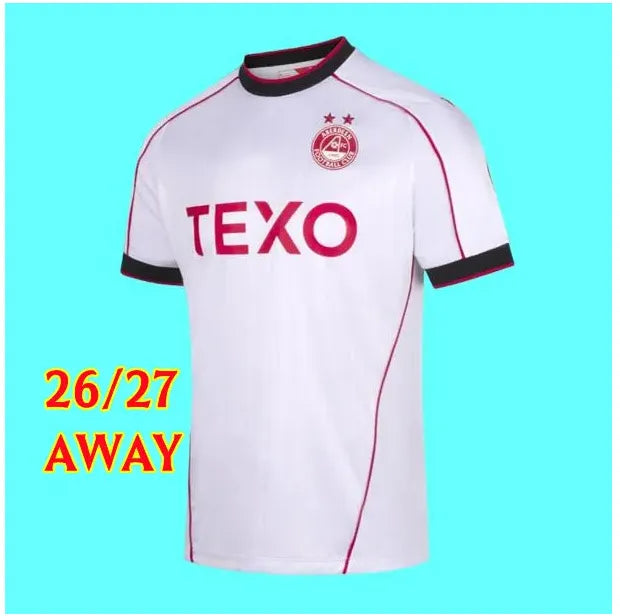 S-4XL 26 27 Aberdeen FC football shirt 2026 2027 Soccer Jerseys men Home Kit MIO - SitterJersey.com