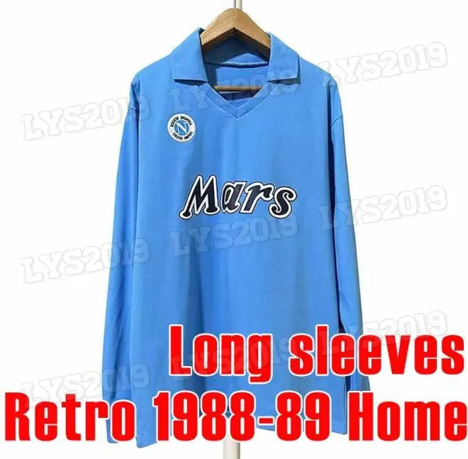 1987 1988 Retro Soccer Jerseys 87 88 Coppa Italia SSC Naples Maradona 10 Vintage - SitterJersey.com